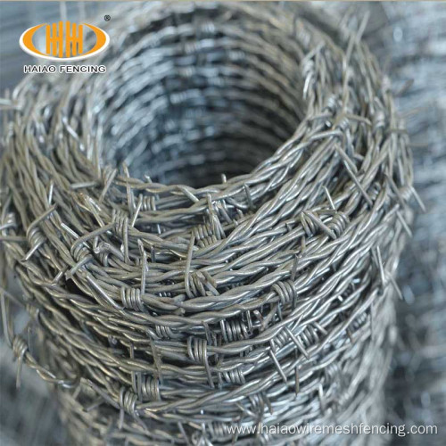 50kg PVC coated barbed wire fence price